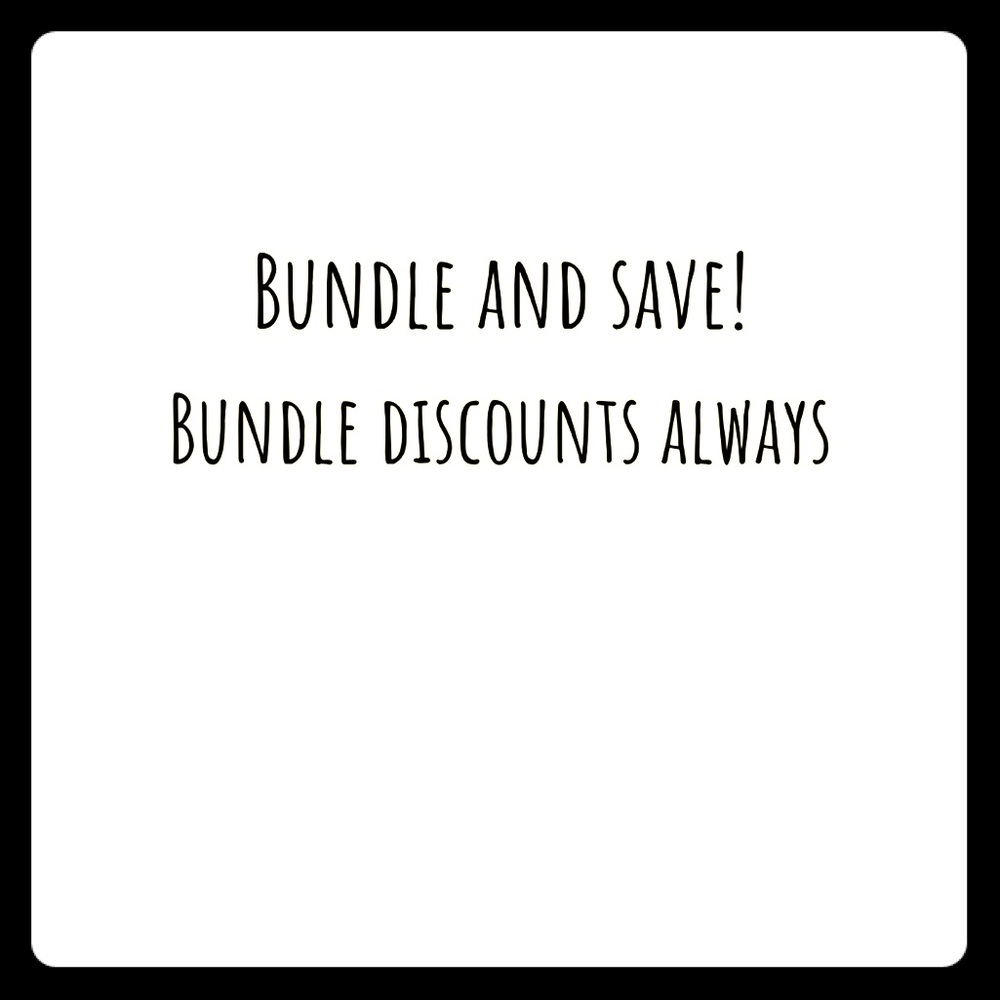 Bundle discount always!